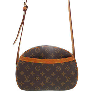 Louis Vuitton Monogram Leather Blois Shoulder Bag Brown
